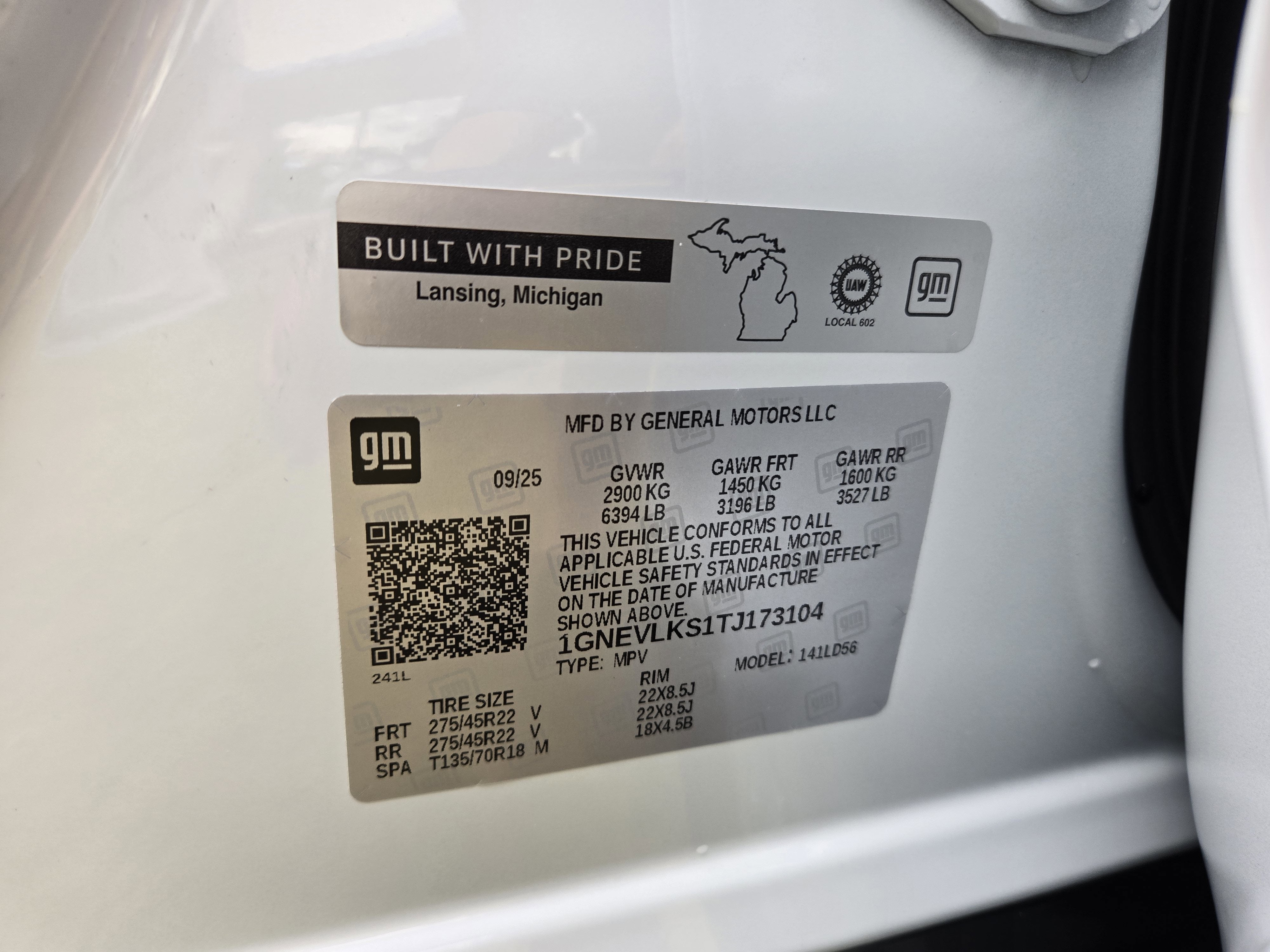 2026 Chevrolet Traverse RS