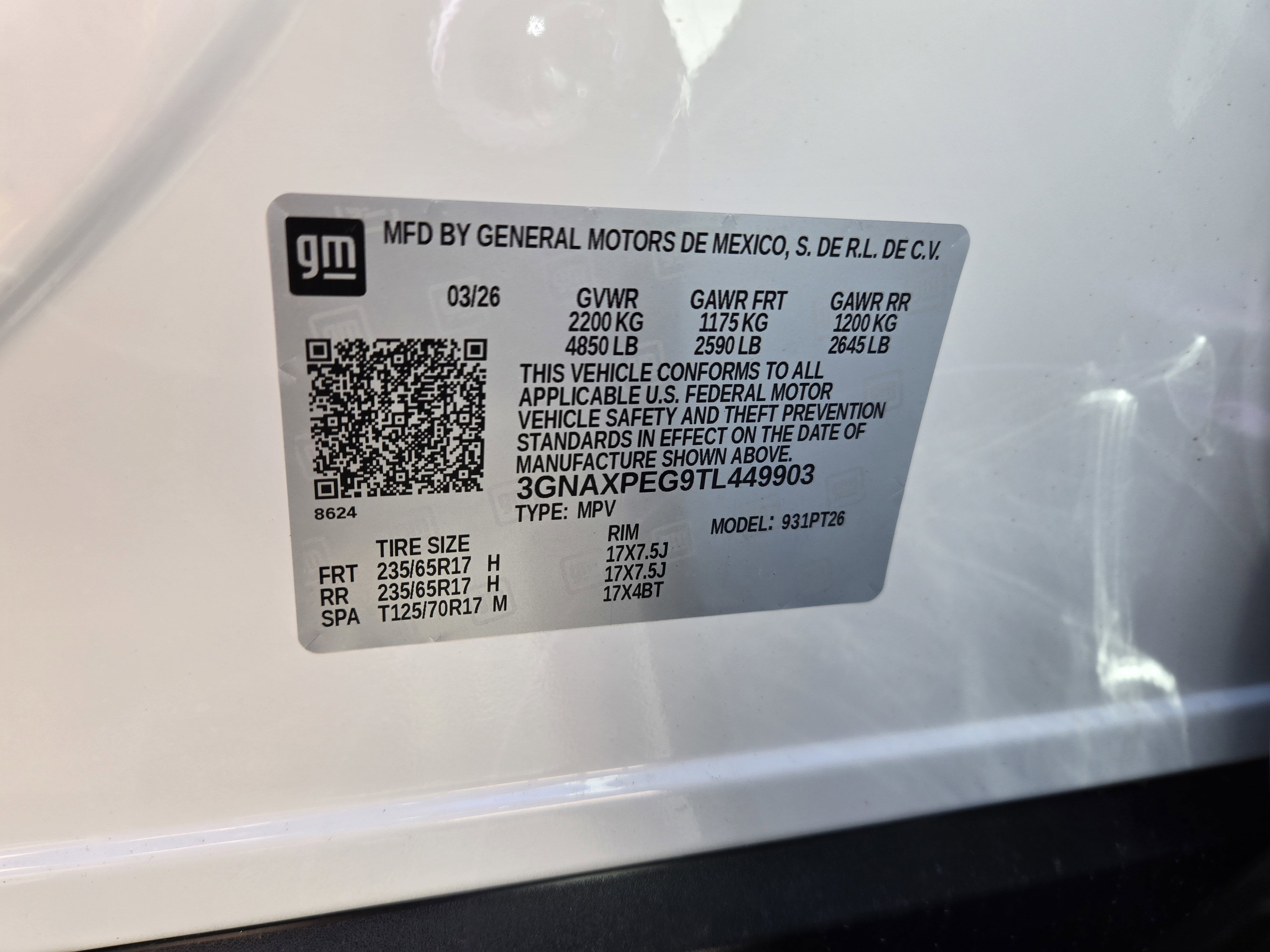2026 Chevrolet Equinox LT