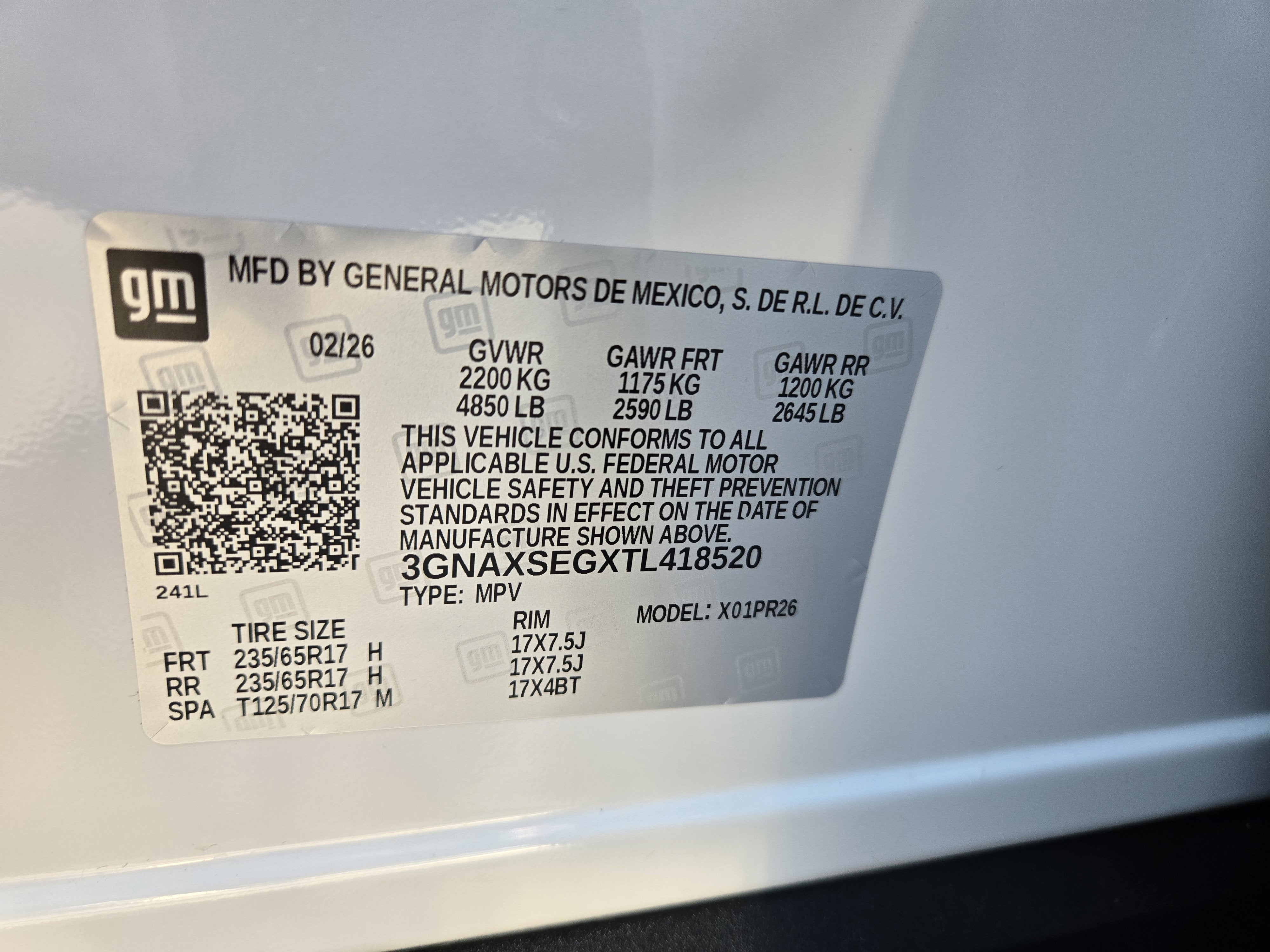 2026 Chevrolet Equinox ACTIV