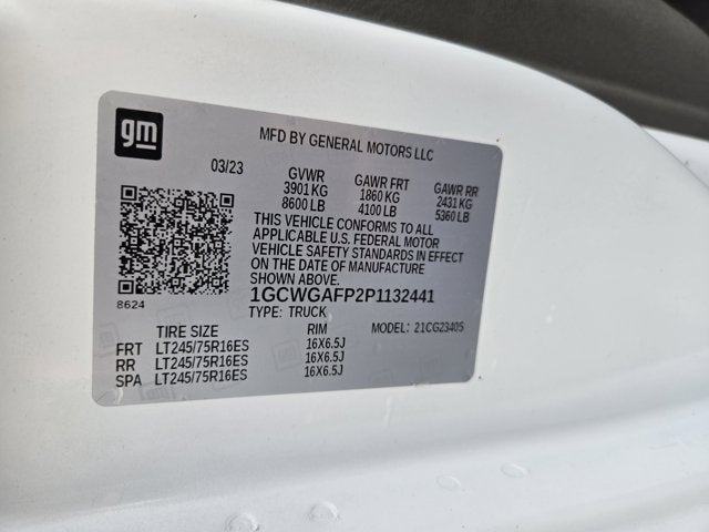 2023 Chevrolet Express Cargo Van 1WT