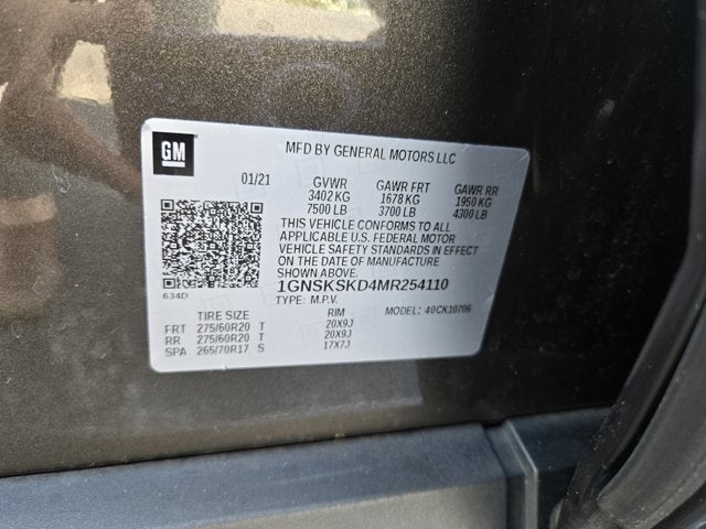 2021 Chevrolet Tahoe Premier