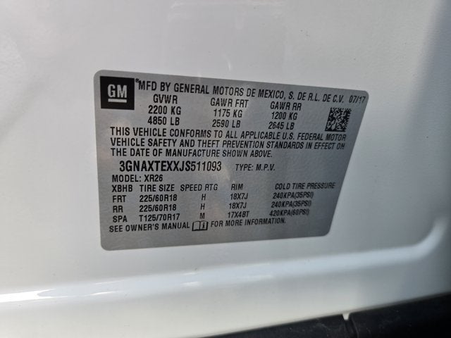 2018 Chevrolet Equinox LT